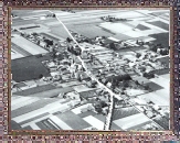 Een luchtfoto van Wehl 1929